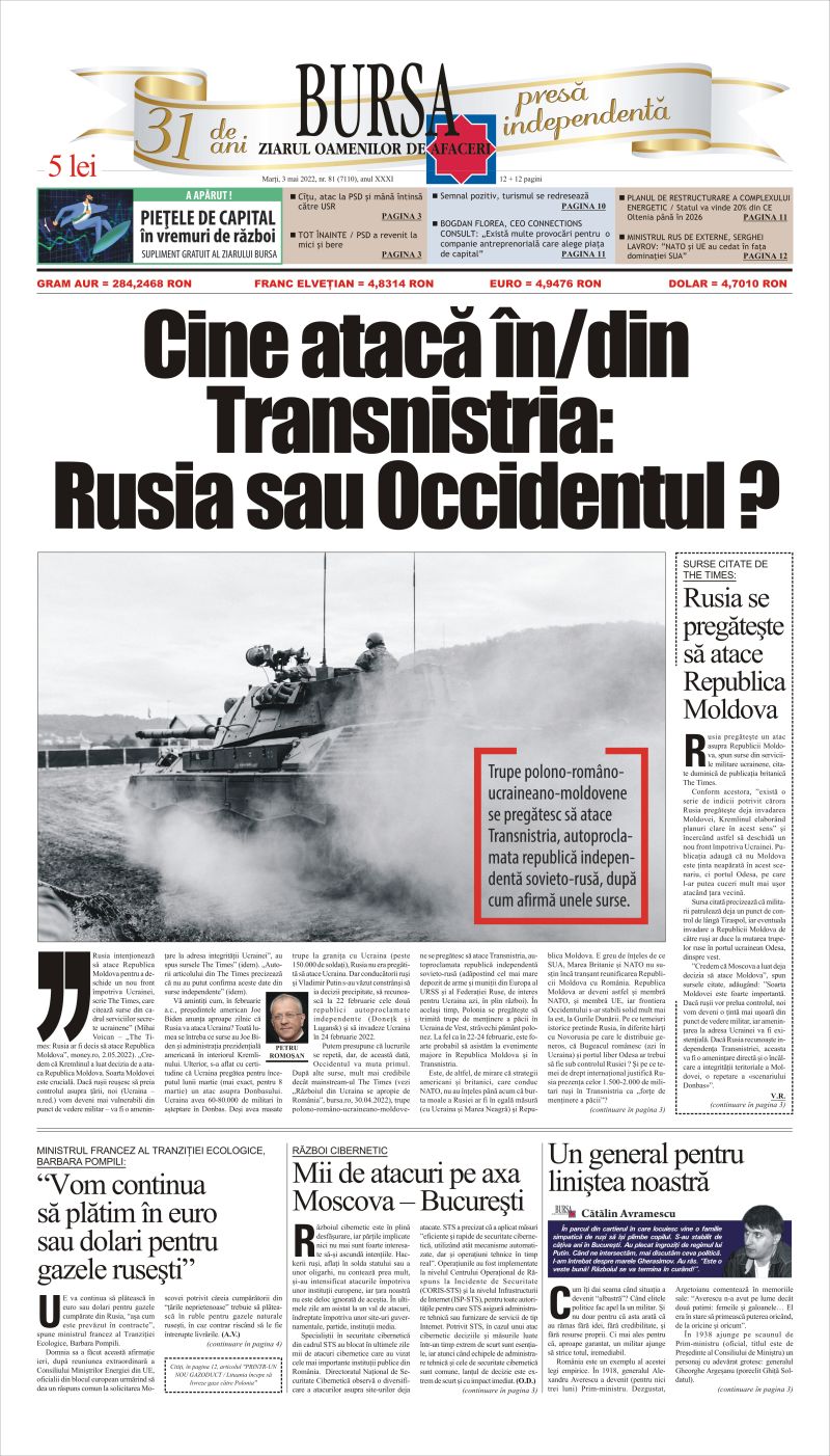 Ediţia din 03.05.2022