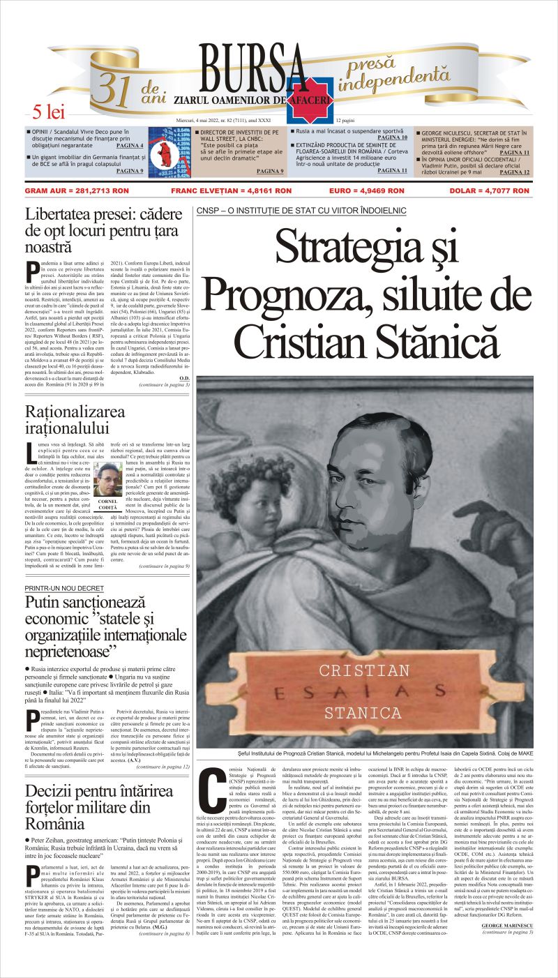 Ediţia din 04.05.2022