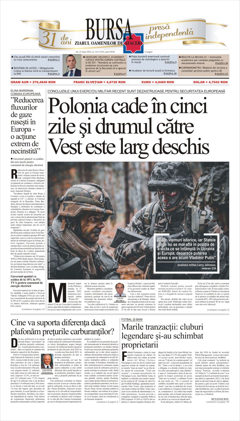 Ediţia din 01.05.2025
