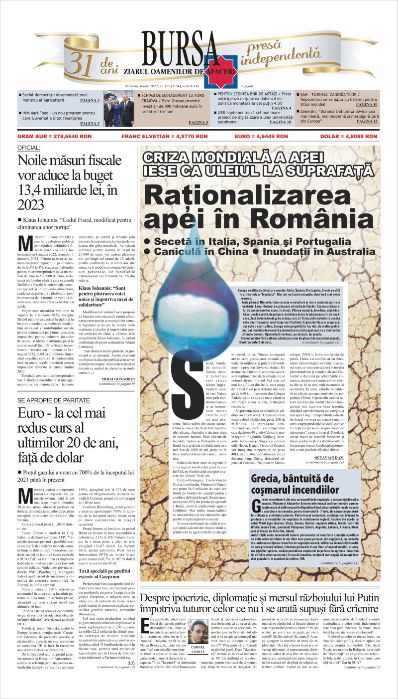 Ediţia din 27.07.2026