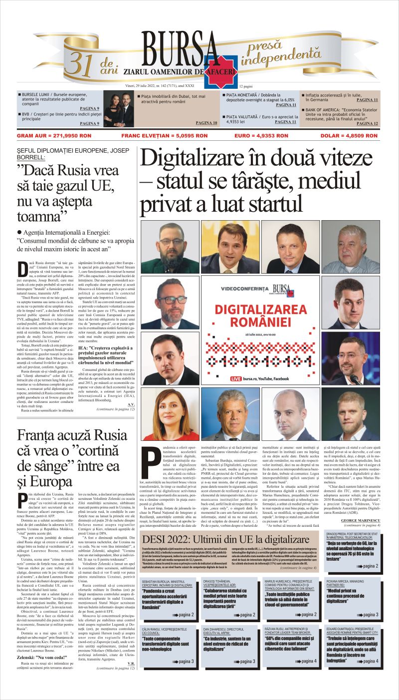 Ediţia din 29.07.2026