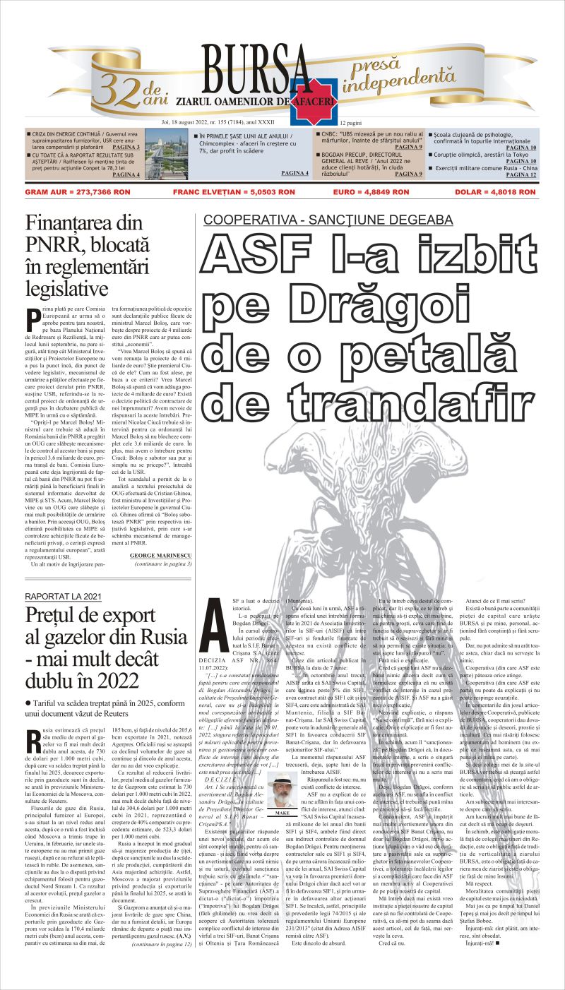 Ediţia din 01.05.2025