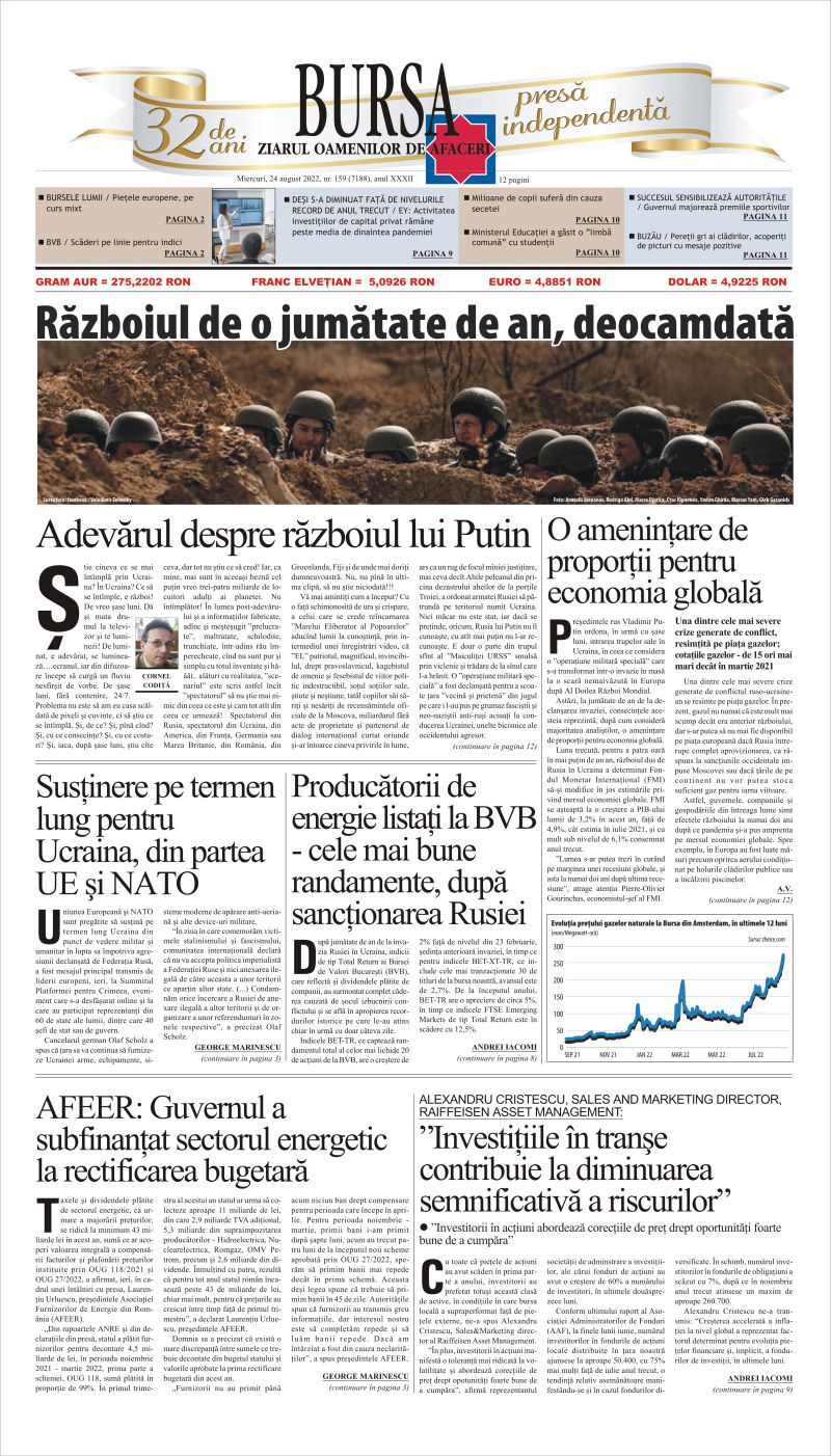 Ediţia din 24.08.2022