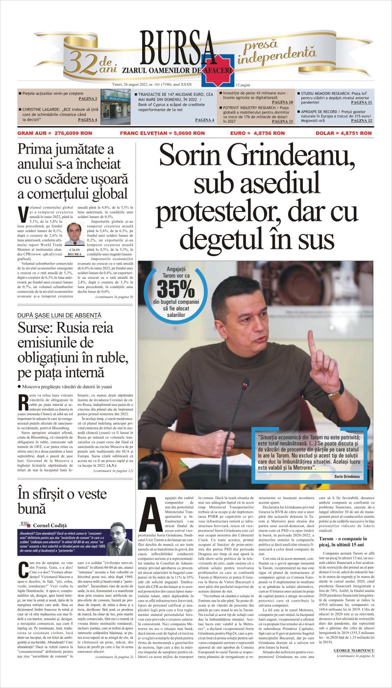 Ediţia din 01.05.2025