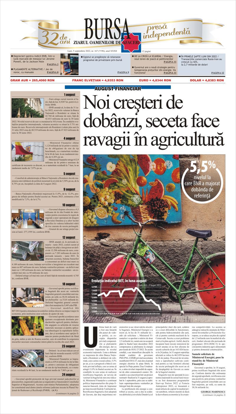 Ediţia din 05.09.2022