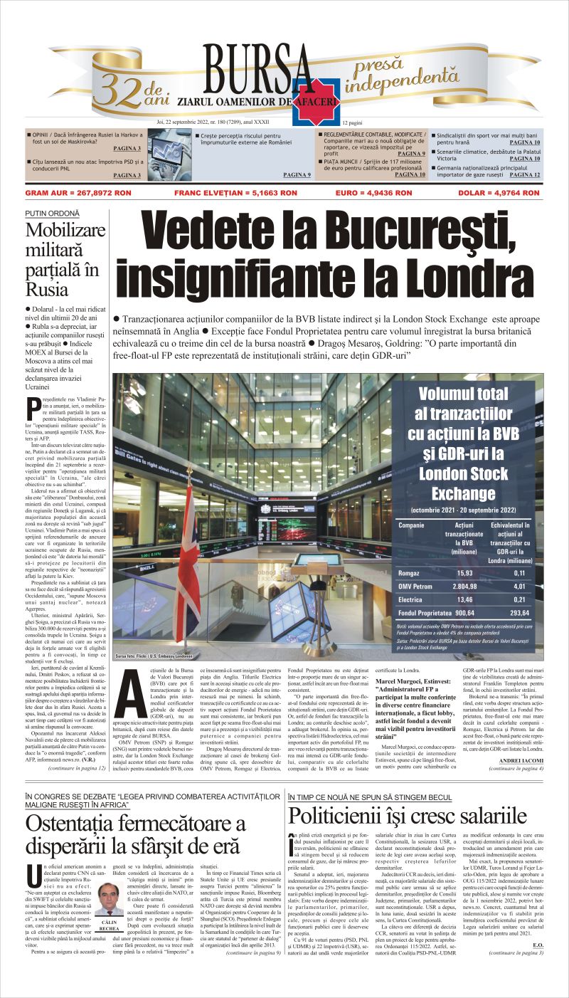 Ediţia din 01.05.2025