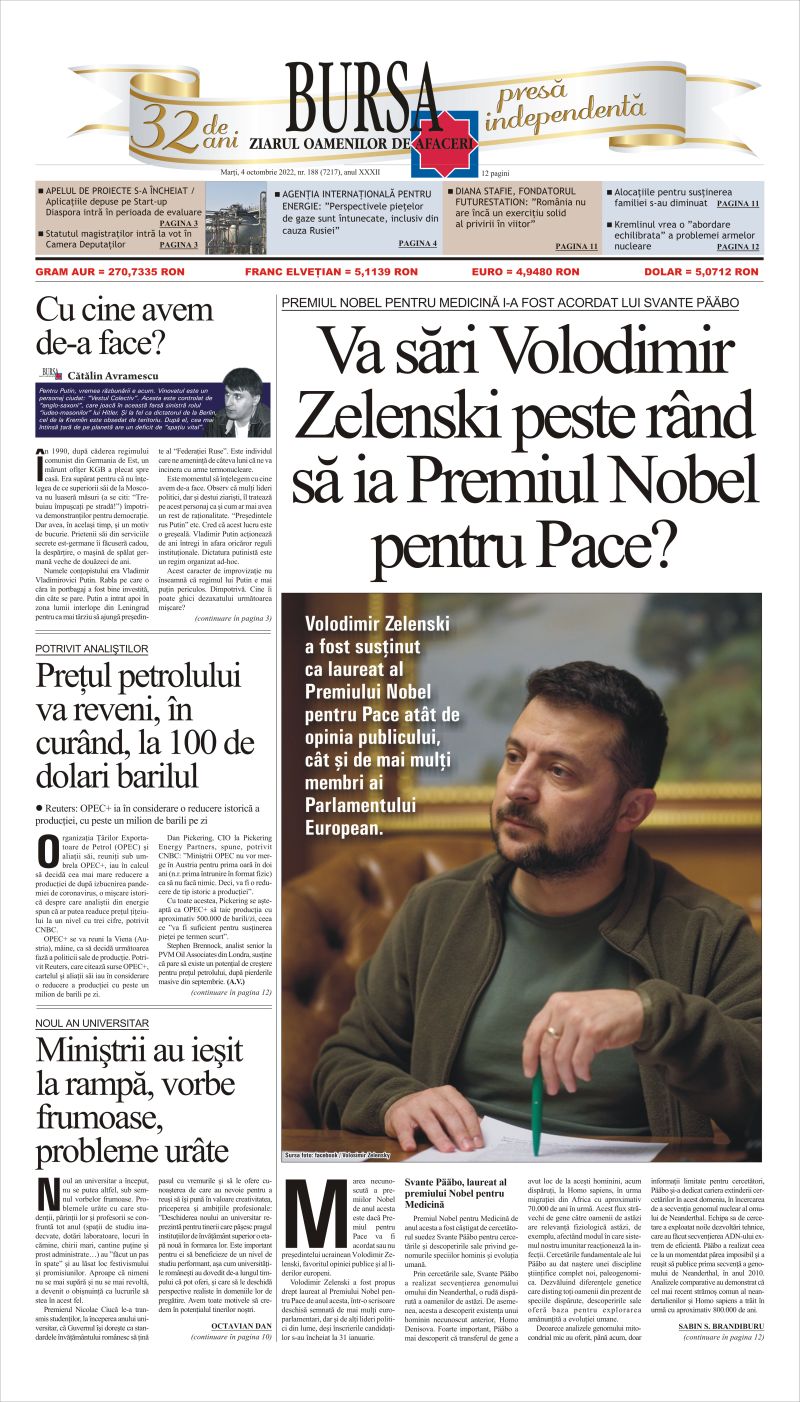 Ediţia din 01.05.2025