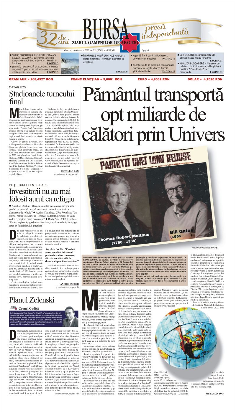 Ediţia din 16.11.2022