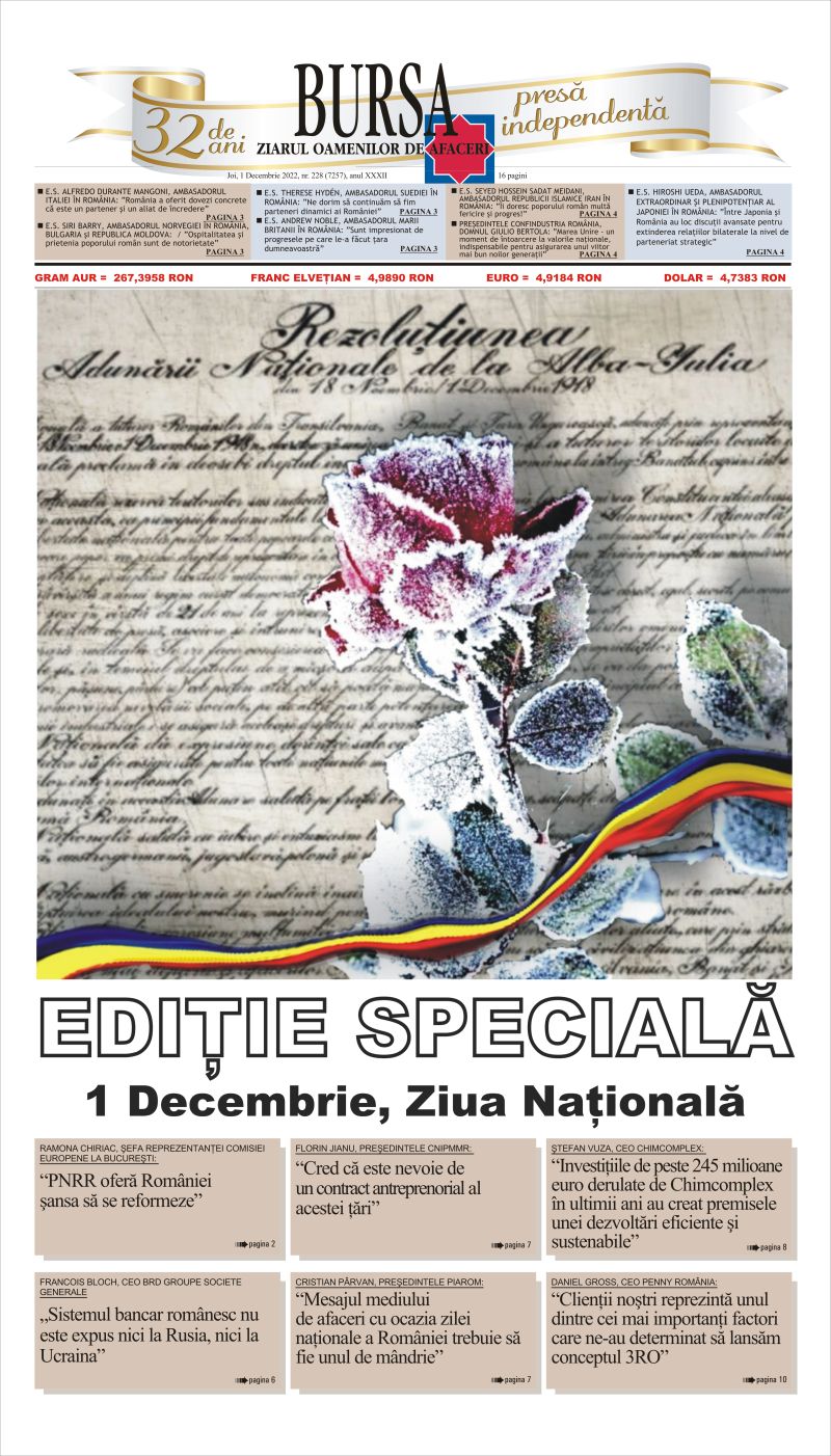 Ediţia din 01.12.2022