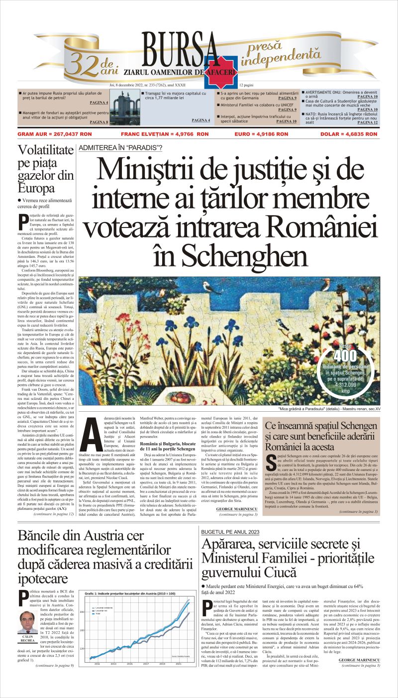 Ediţia din 08.12.2022