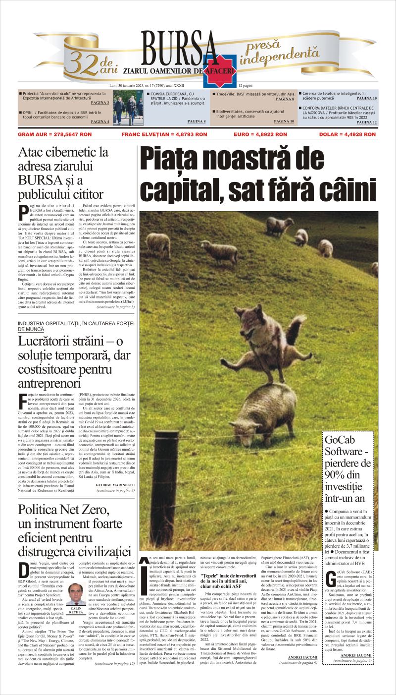 Ediţia din 30.01.2023