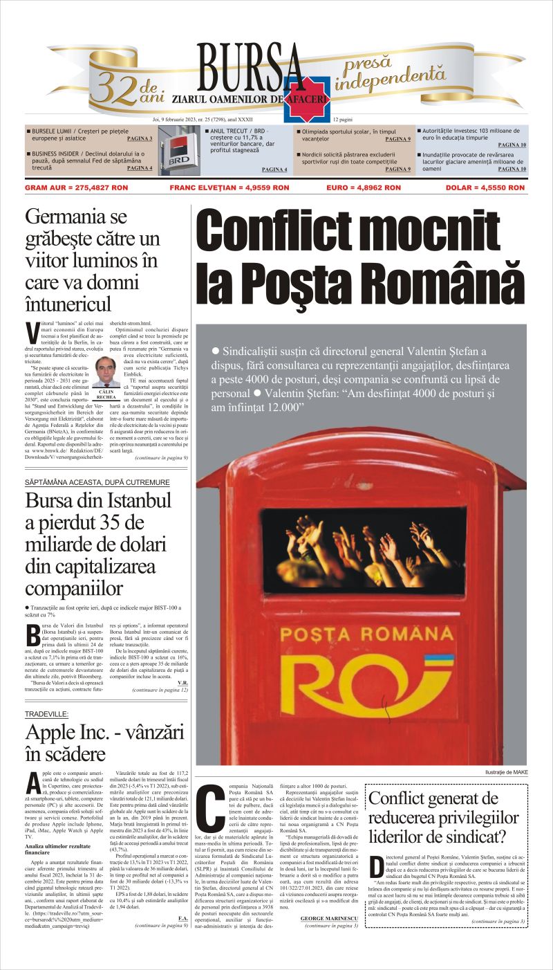 Ediţia din 01.05.2025