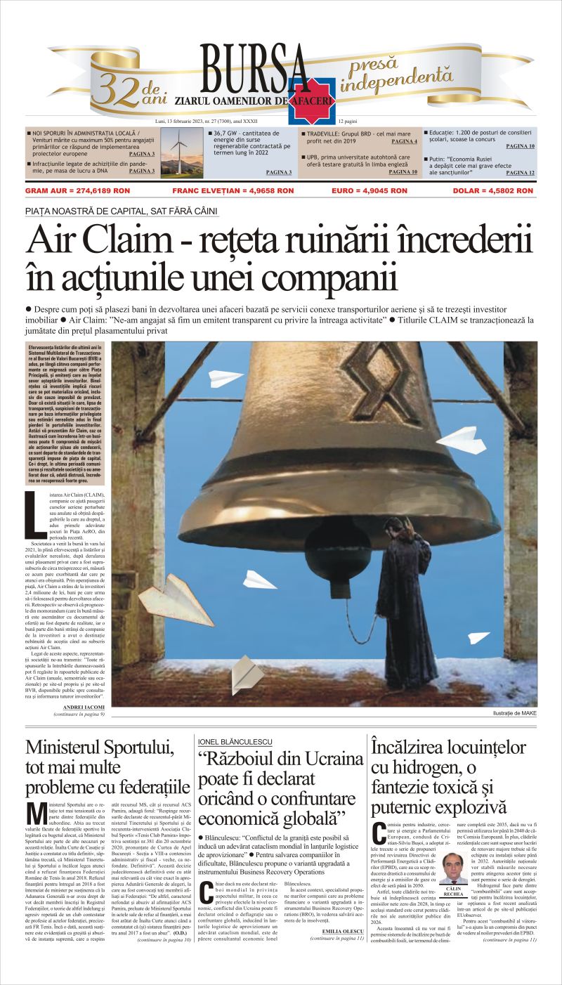 Ediţia din 13.02.2023