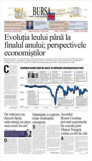 Prima pagină 15.03.2023