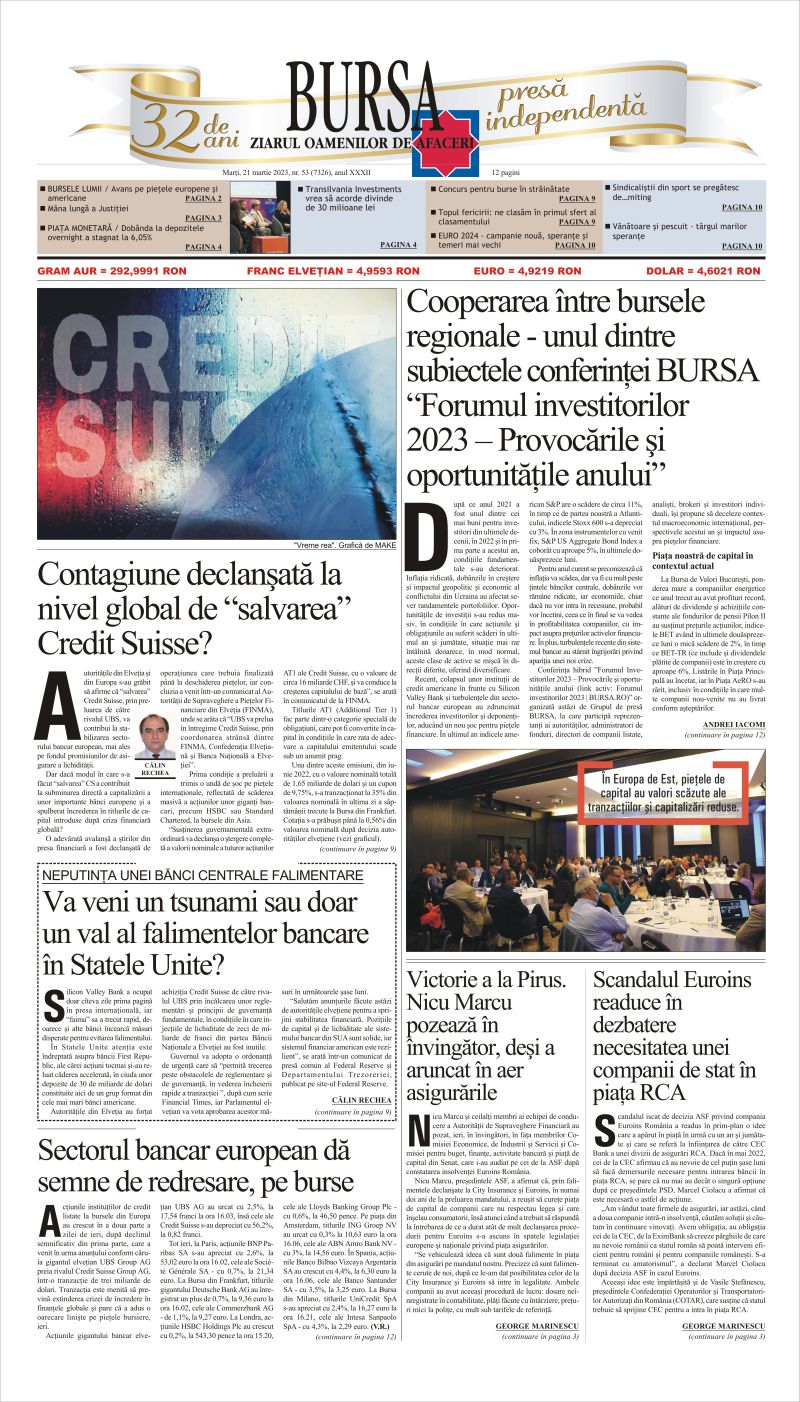 Ediţia din 21.03.2023
