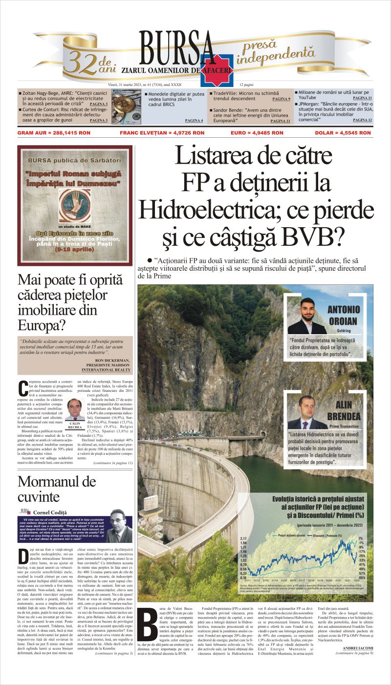 Ediţia din 01.05.2025