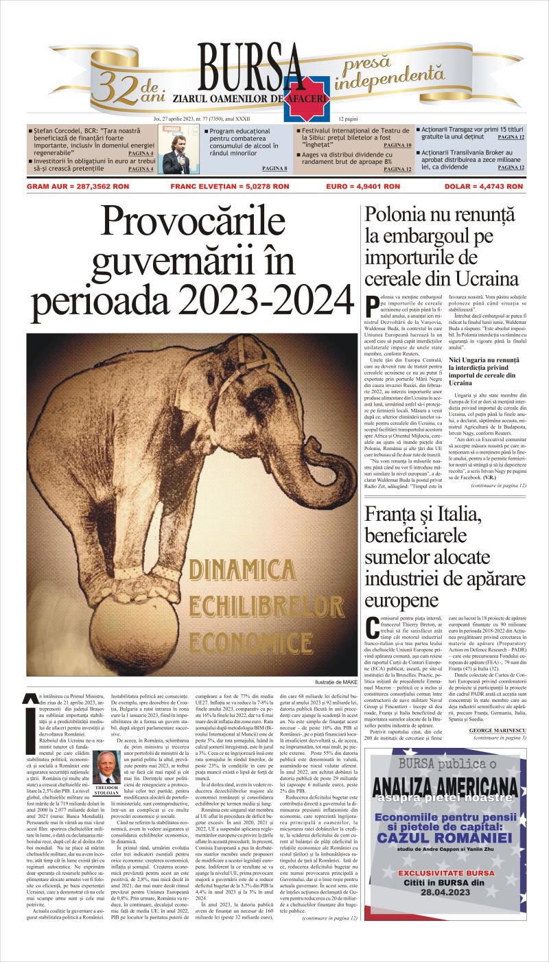 Ediţia din 01.05.2025