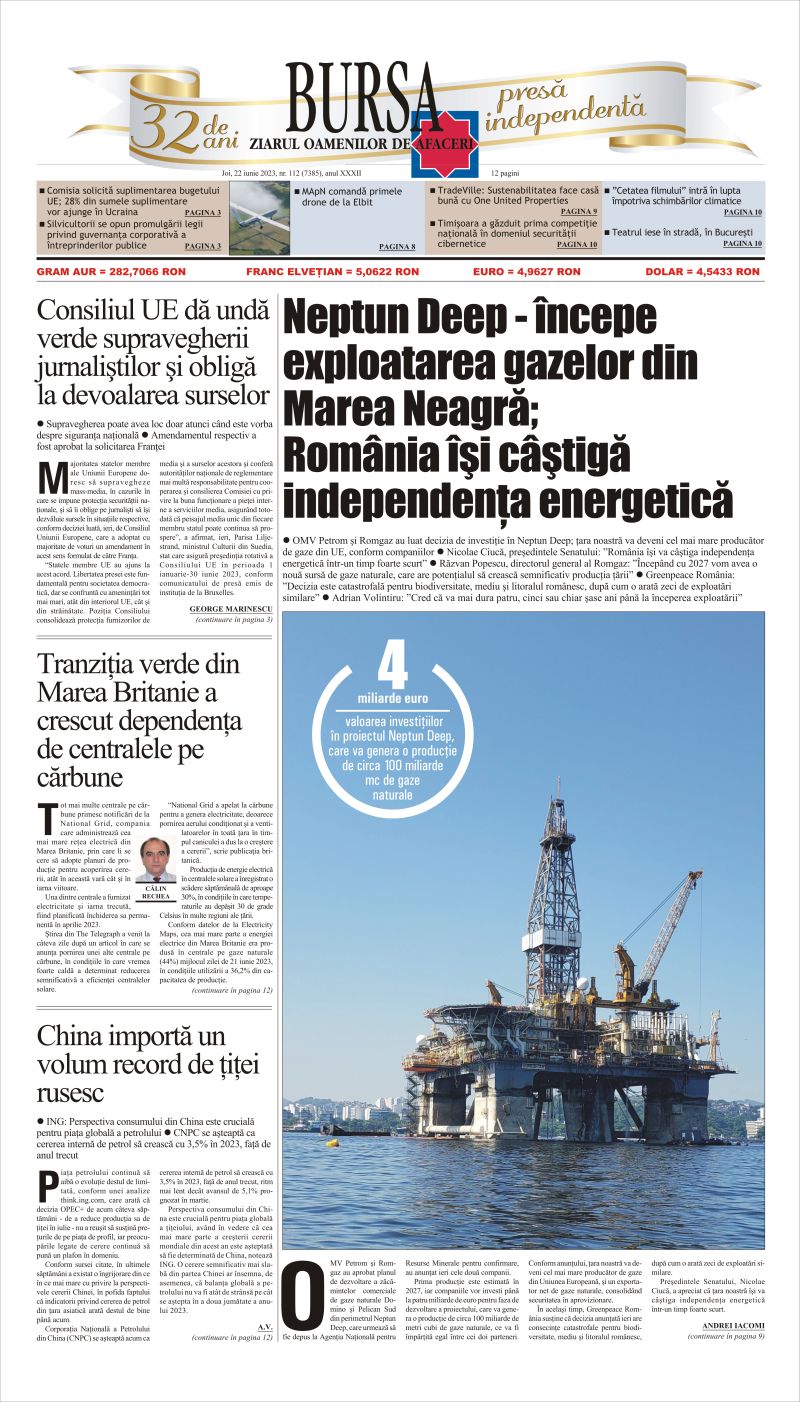 Ediţia din 23.07.2026