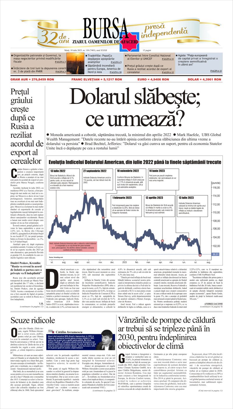 Ediţia din 28.07.2026
