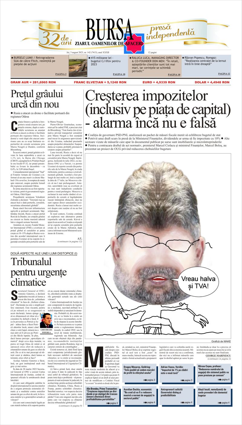 Ediţia din 03.08.2023