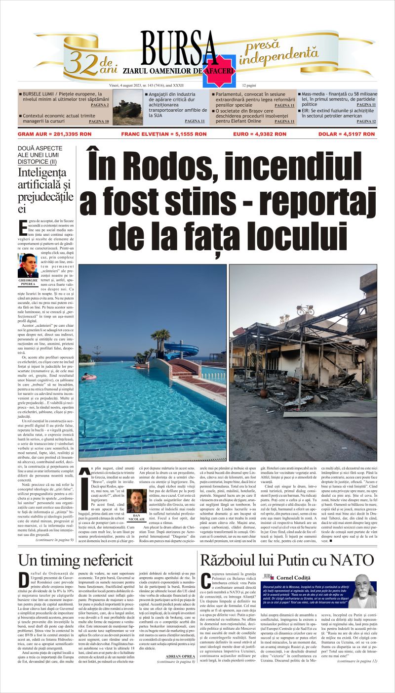Ediţia din 01.05.2025