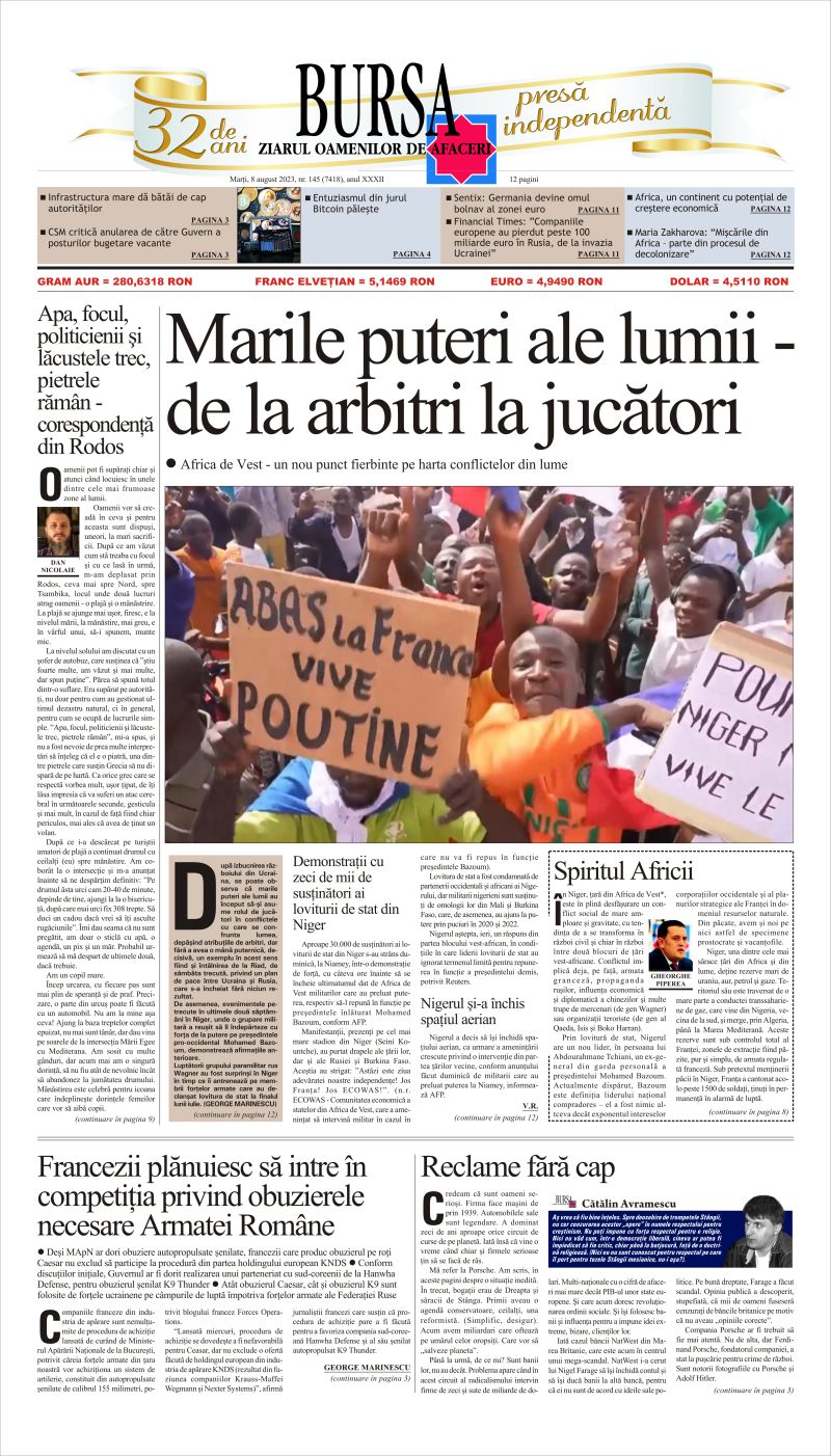 Ediţia din 23.07.2026