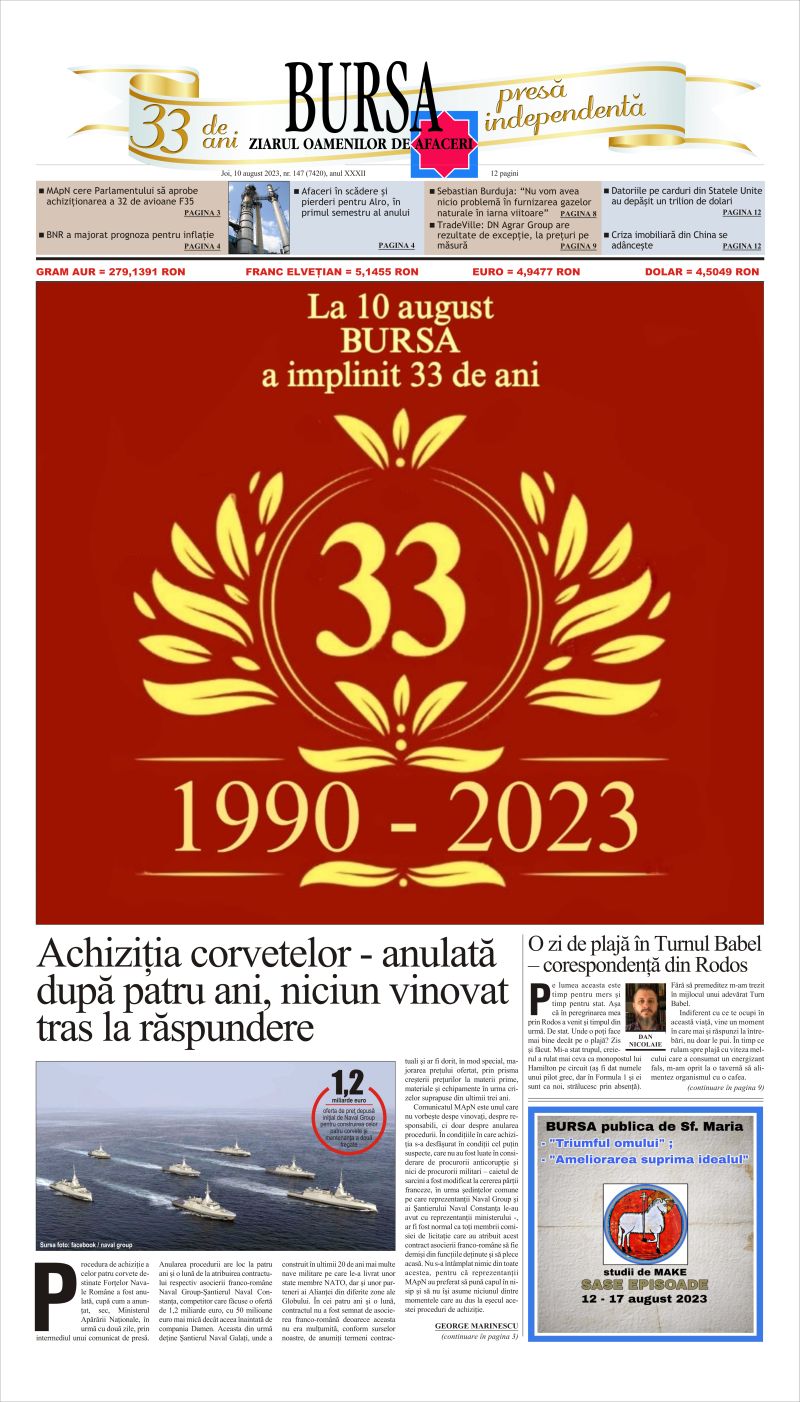 Ediţia din 22.07.2026
