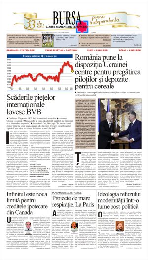 Prima pagină 21.08.2023