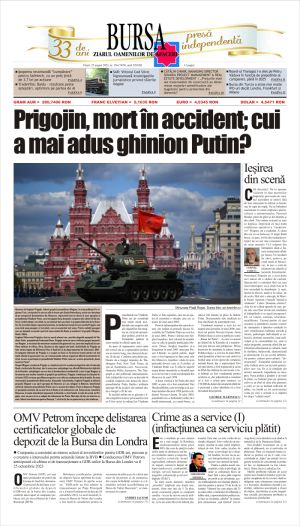 Prima pagină 25.08.2023