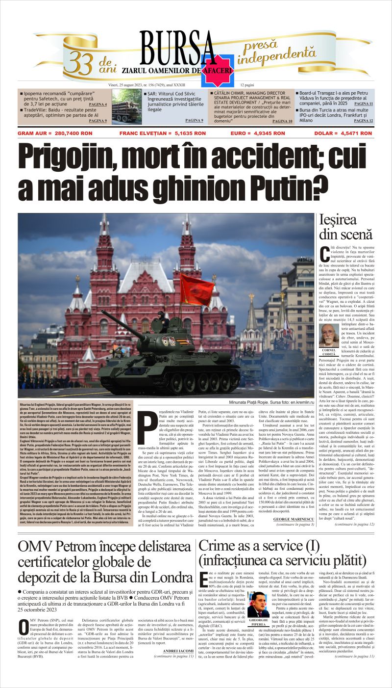 Ediţia din 01.05.2025