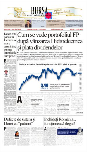 Prima pagină 30.08.2023