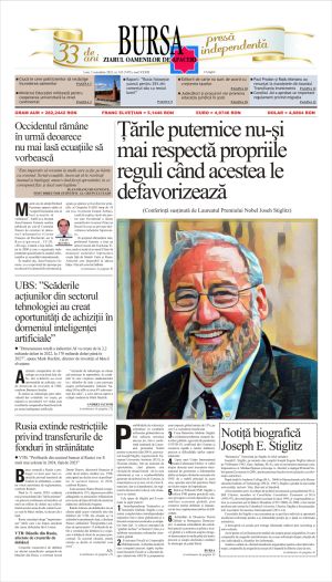 Prima pagină 02.10.2023