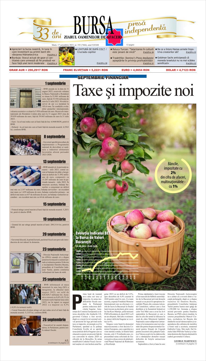 Ediţia din 23.07.2026