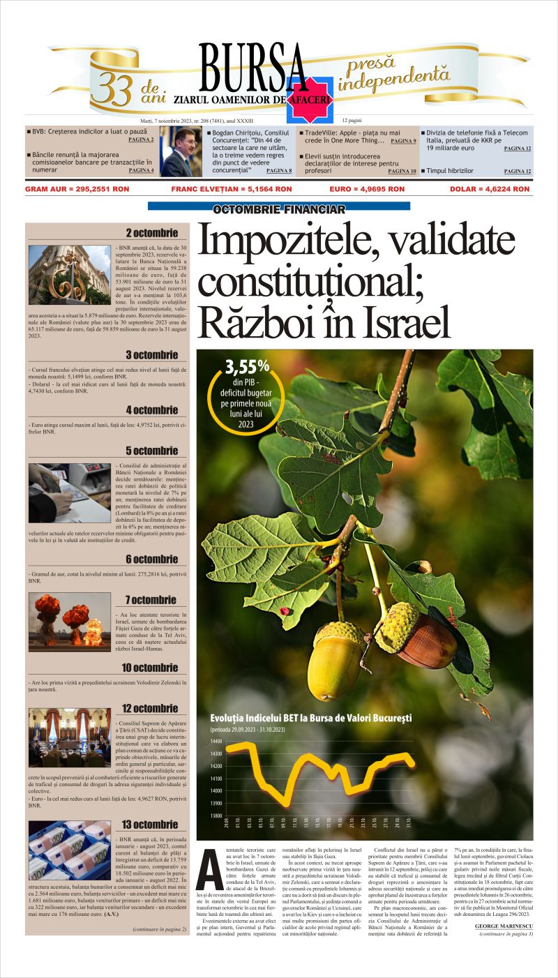 Ediţia din 07.11.2023