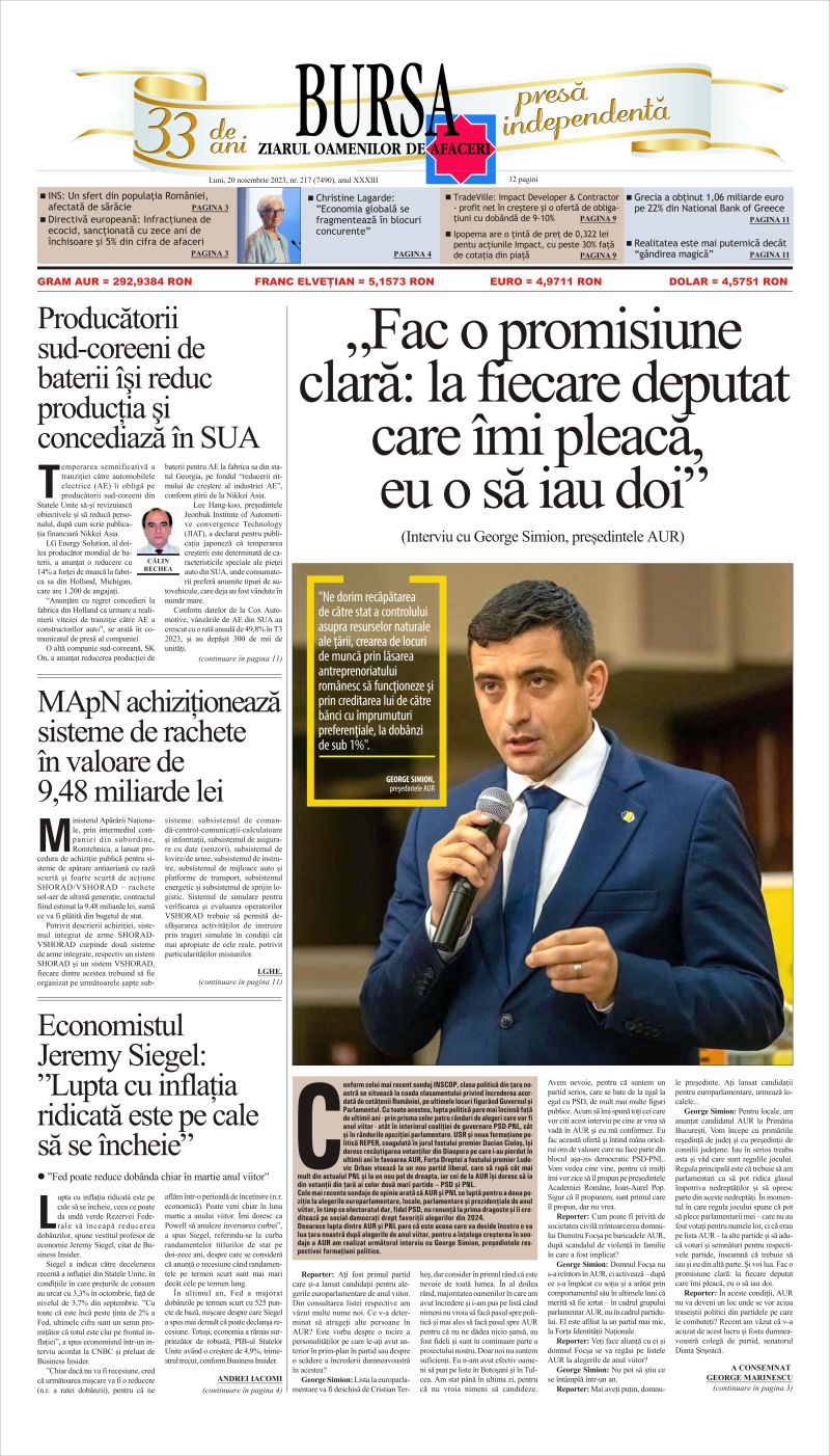 Ediţia din 01.05.2025