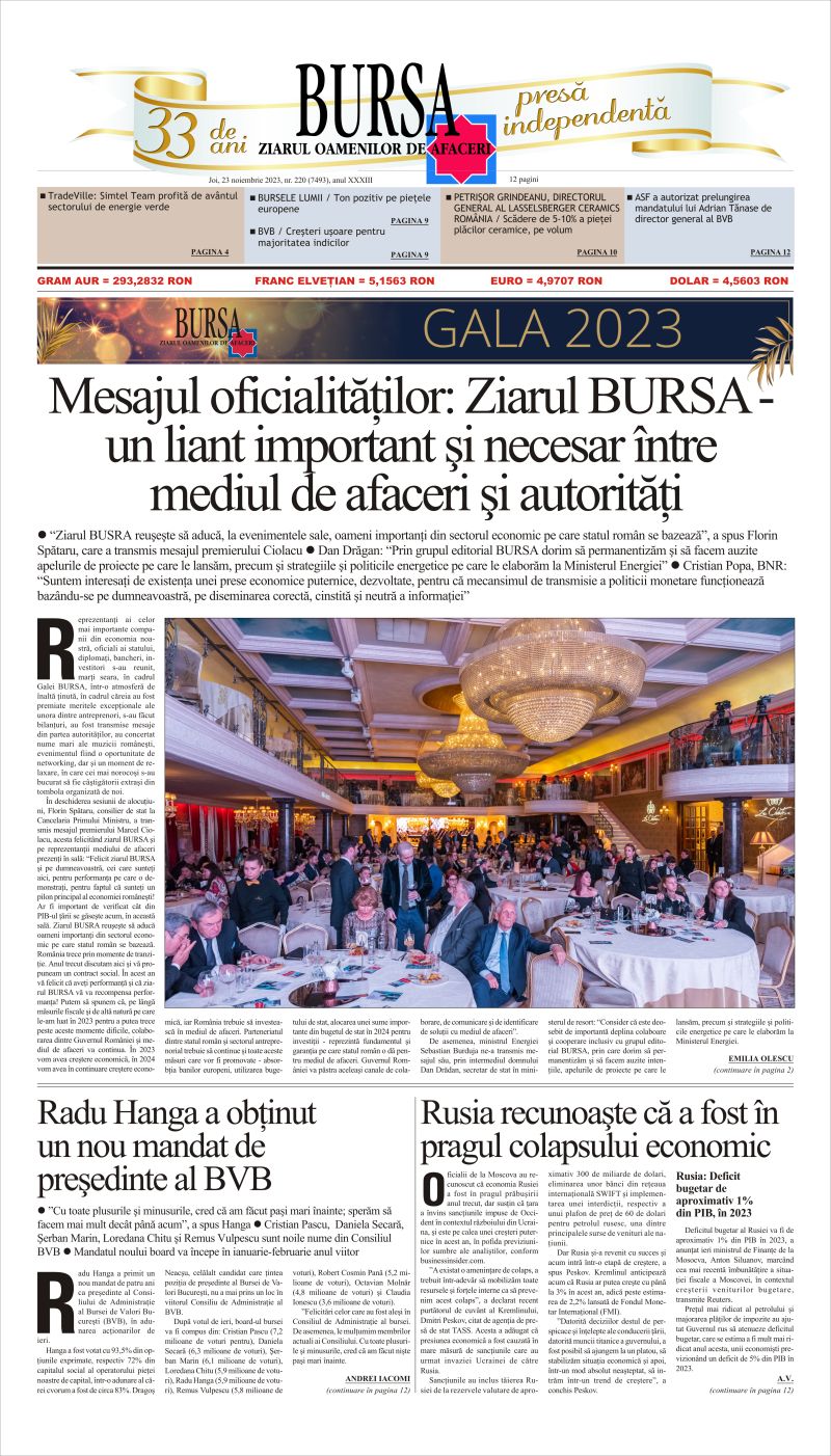 Ediţia din 23.11.2023