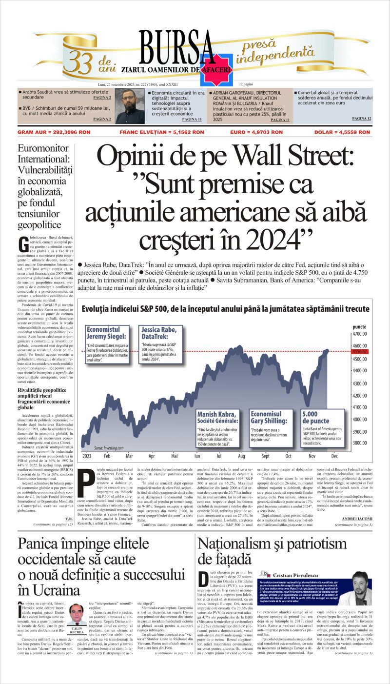 Ediţia din 30.04.2025