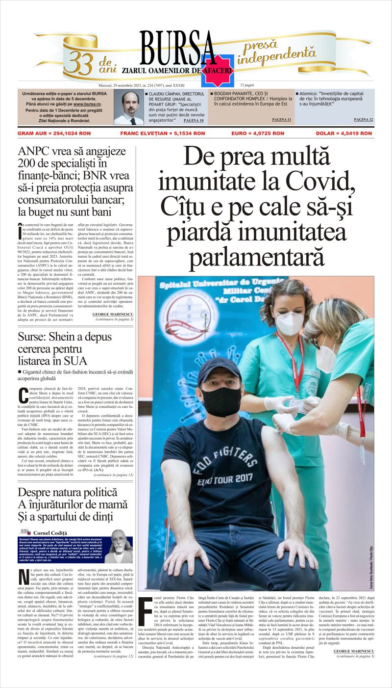 Ediţia din 30.04.2025
