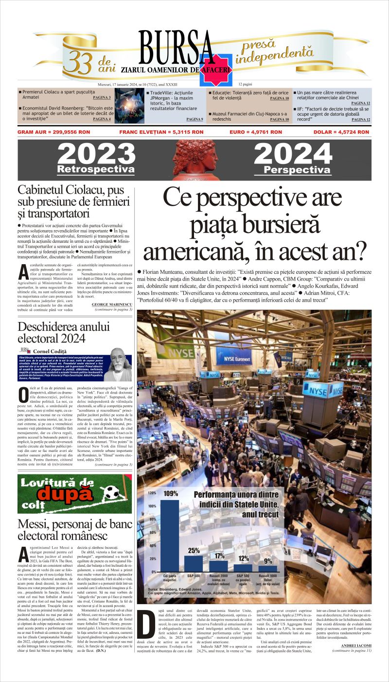 Ediţia din 17.01.2024