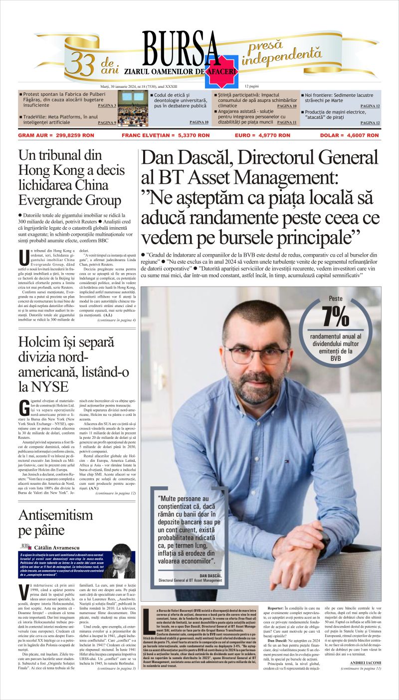 Ediţia din 30.04.2025