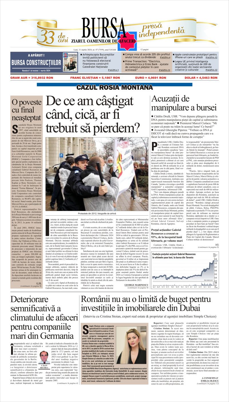 Ediţia din 01.05.2025