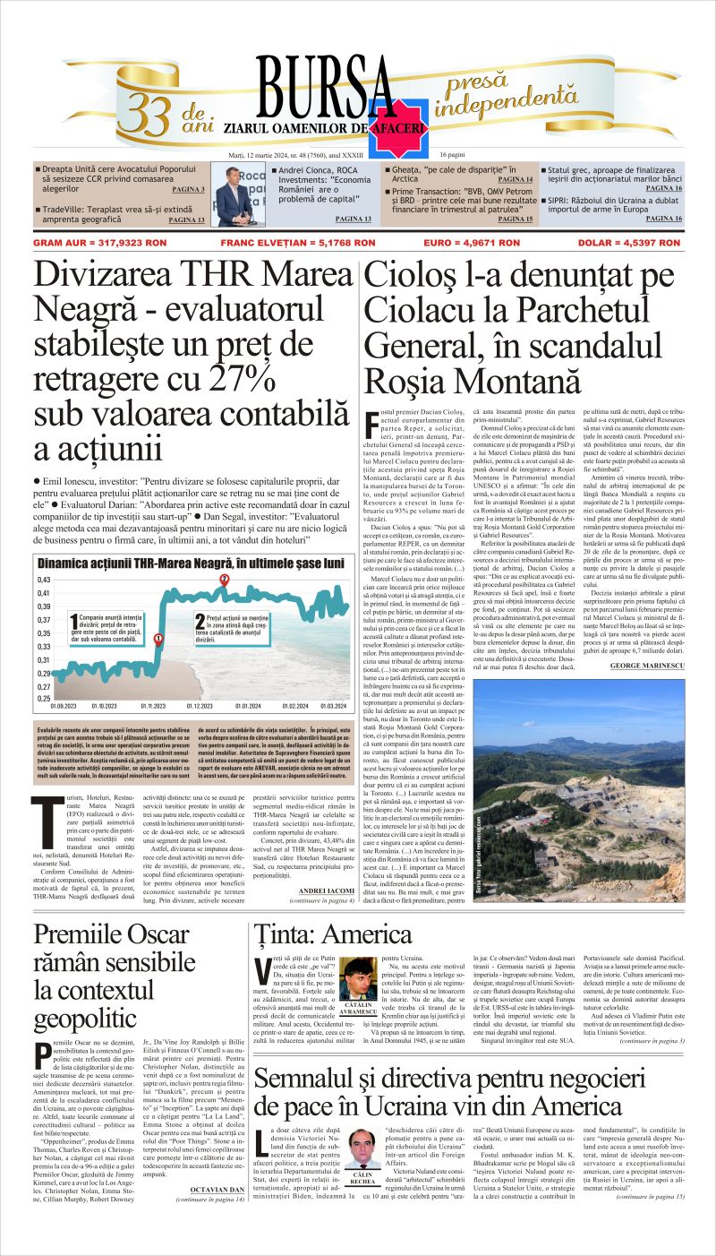 Ediţia din 01.05.2025