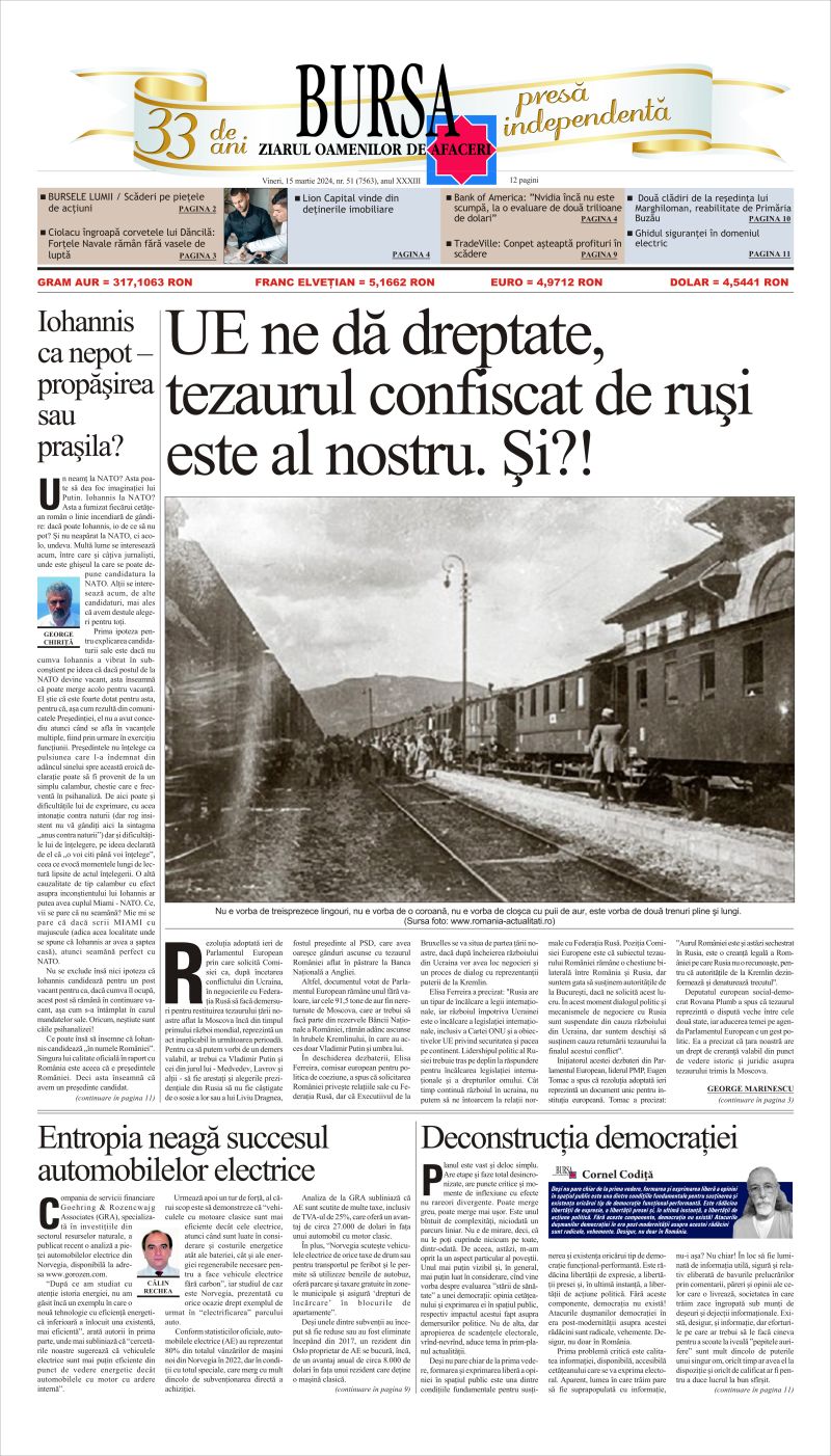 Ediţia din 01.05.2025