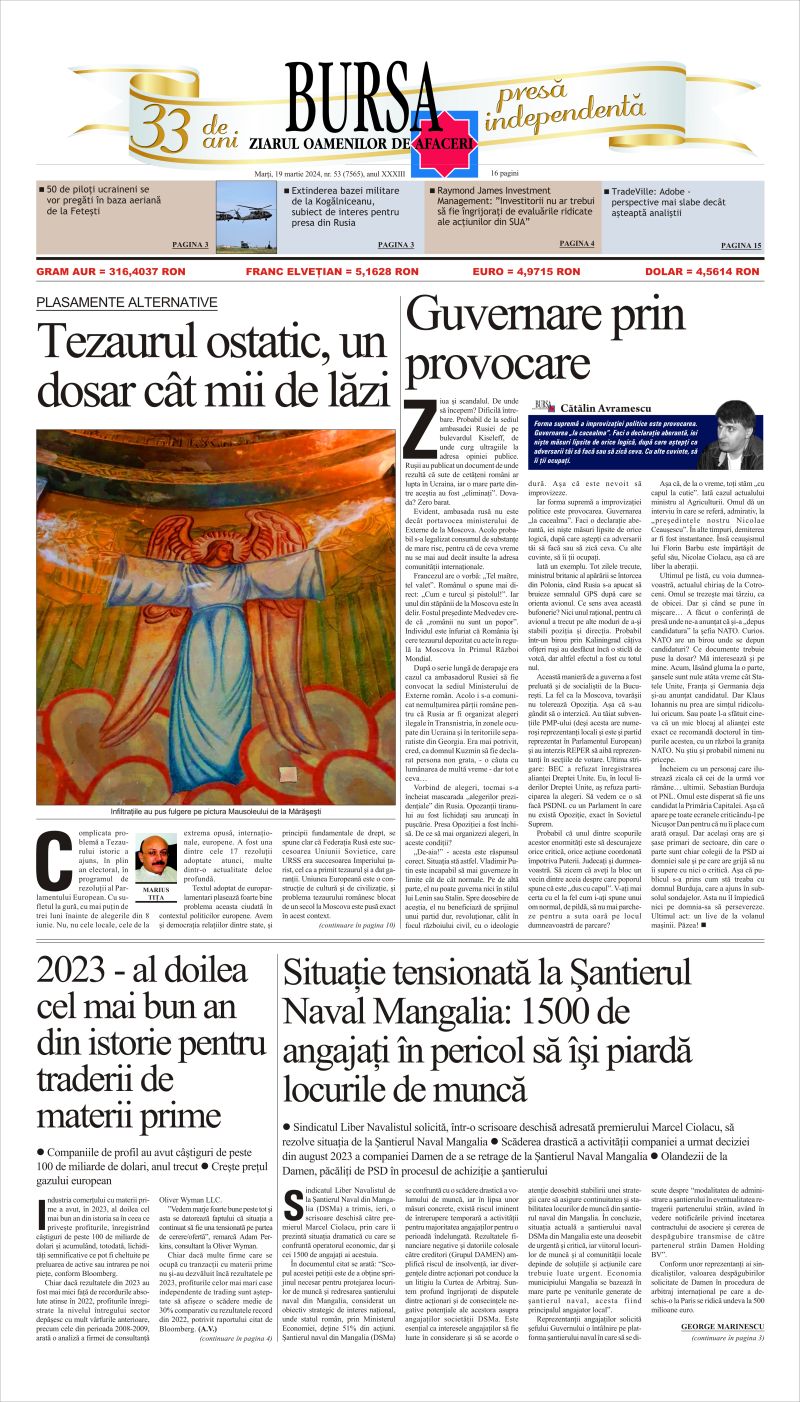 Ediţia din 01.05.2025