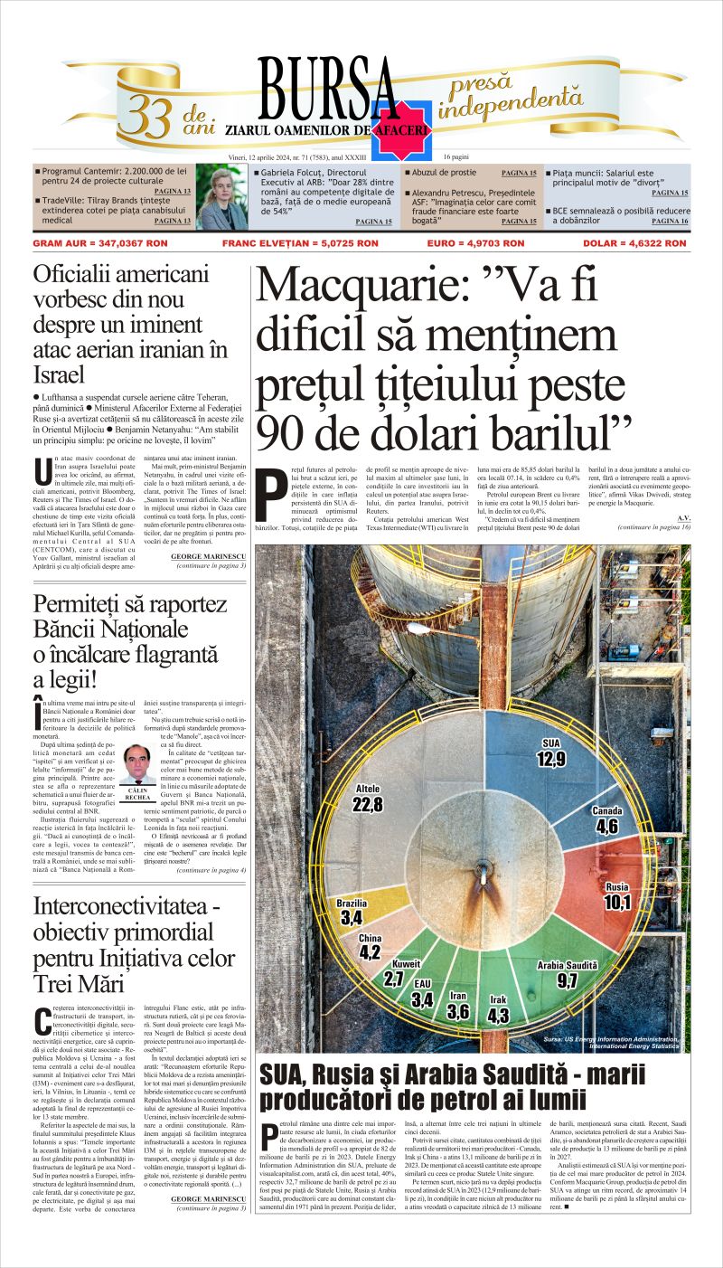 Ediţia din 01.05.2025