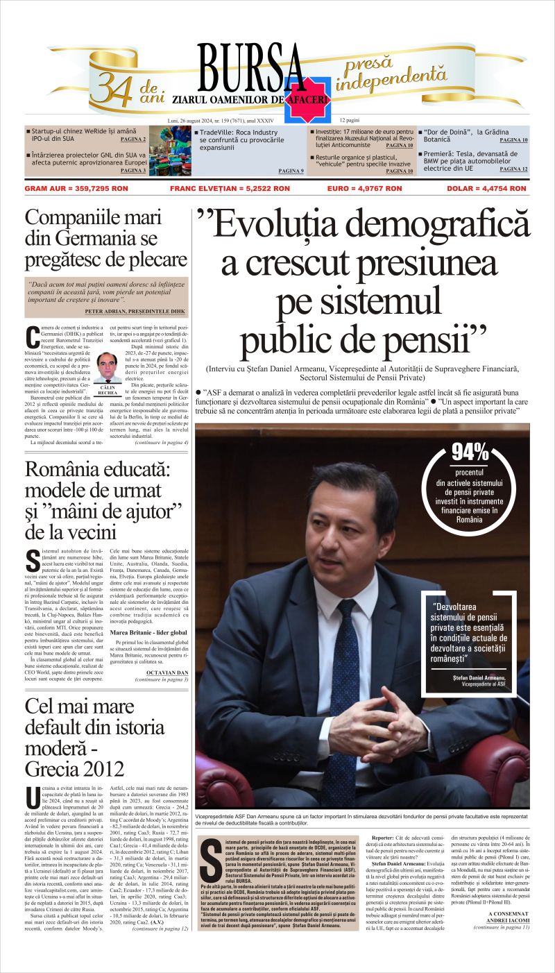 Ediţia din 24.07.2026