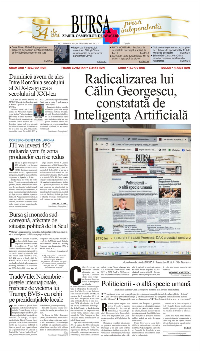 Ediţia din 30.04.2025