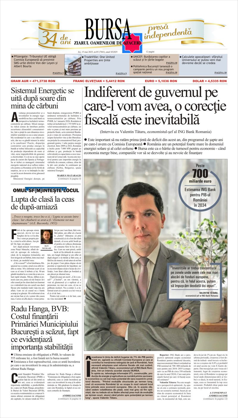 Ediţia din 15.05.2025