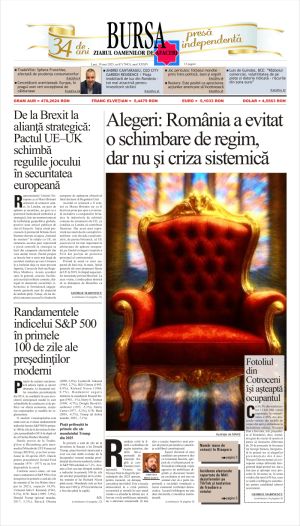 Prima pagină 19.05.2025