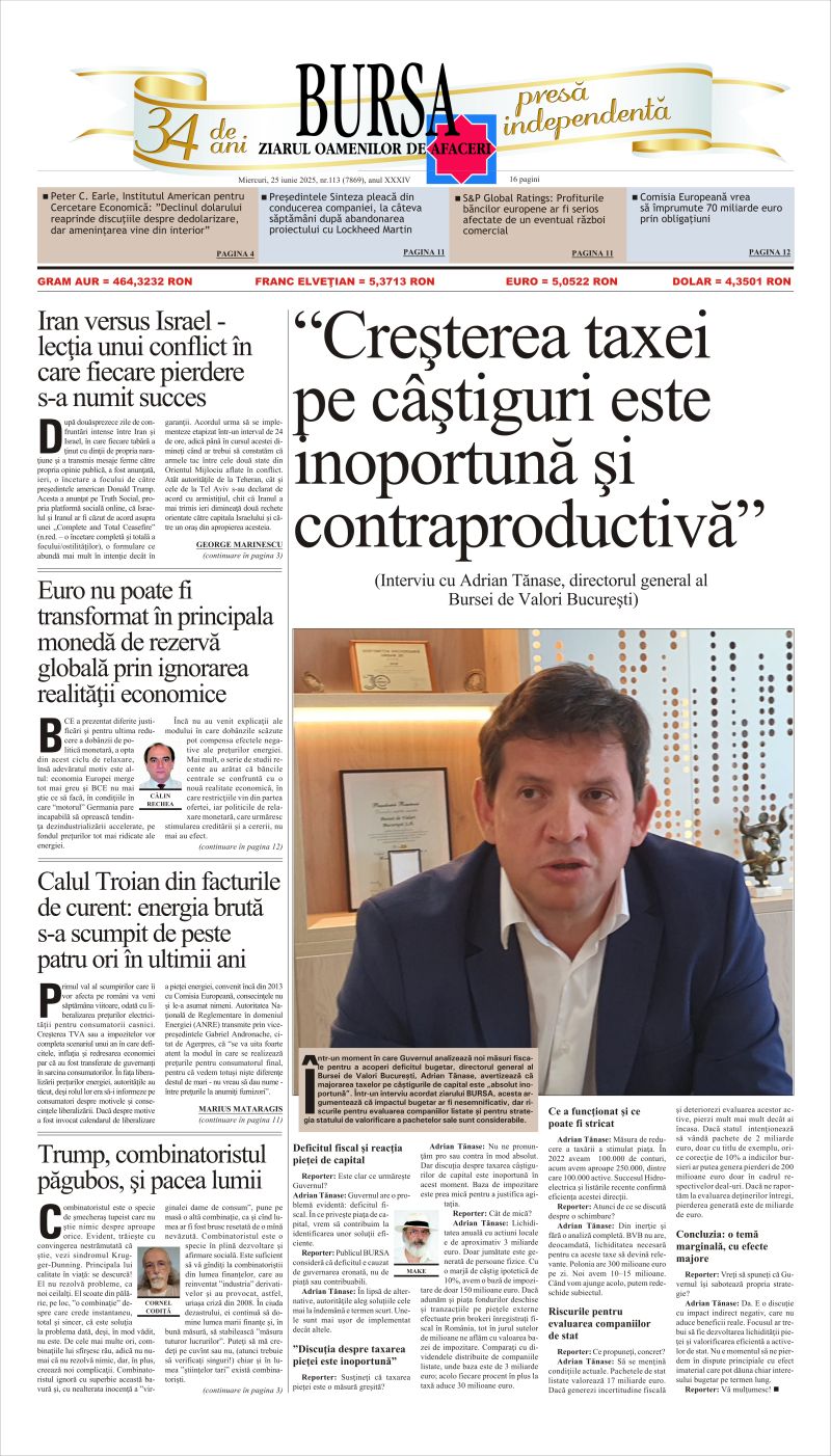 Ediţia din 22.12.2025